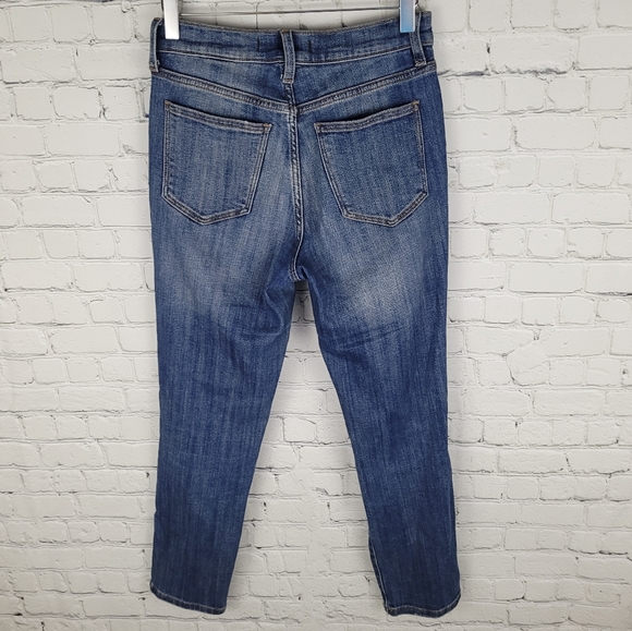 EUNINA | Tobi high rise relaxed skinny distressed destroyed denim jeans - Picture 2 of 9